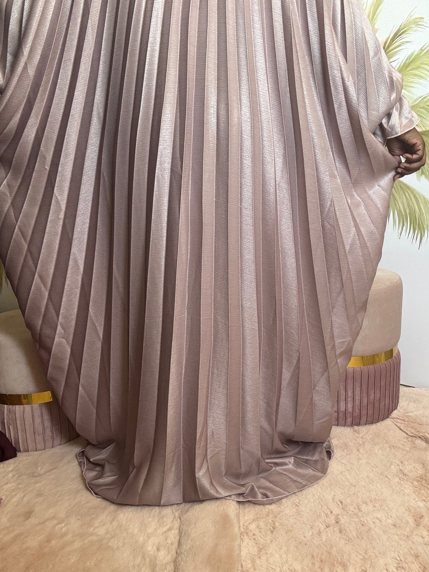 Basma Pleated Bisht