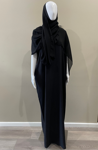 Sleeveless Abaya Crepe