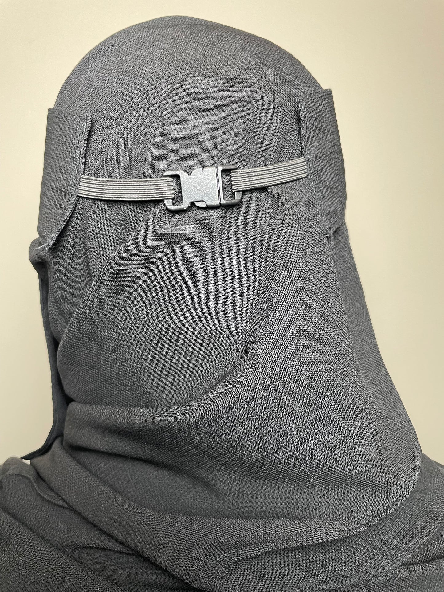 Black Saudi Buckle Niqabs