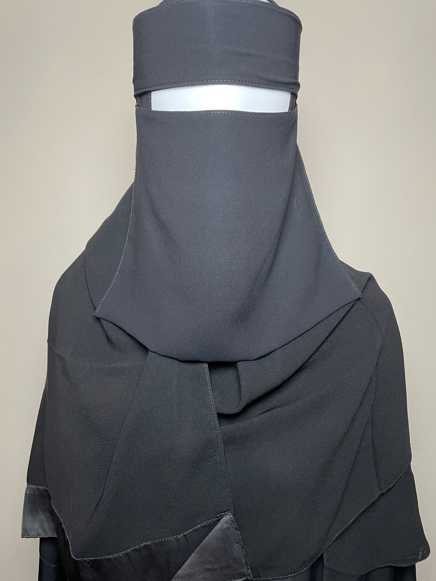 Black Saudi Buckle Niqabs