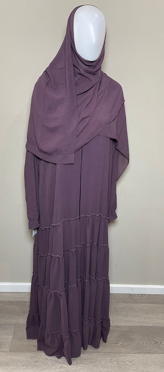 Saarah Tiered Abaya