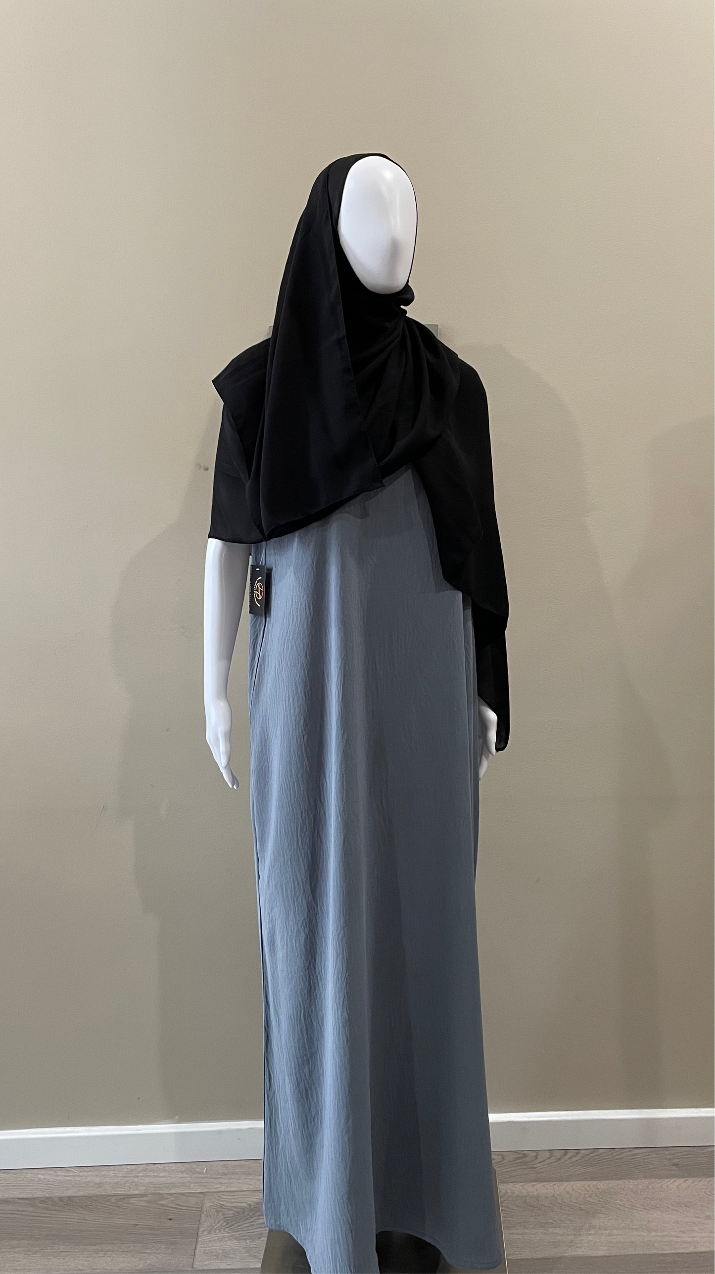 Sleeveless Abaya Crepe