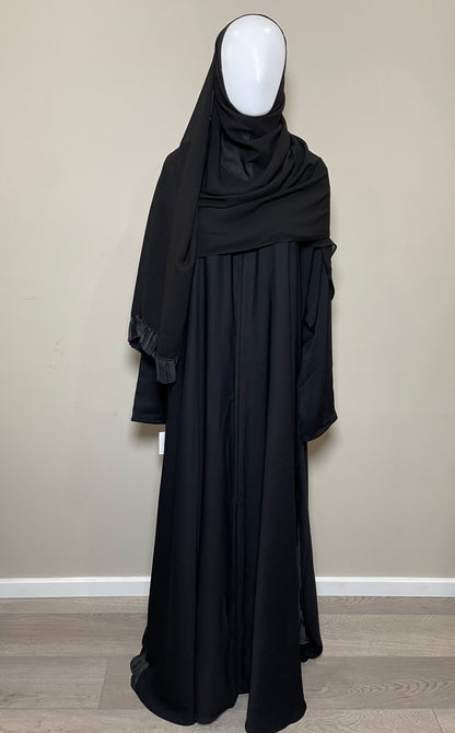 Fatimah Snap Pleated Abaya