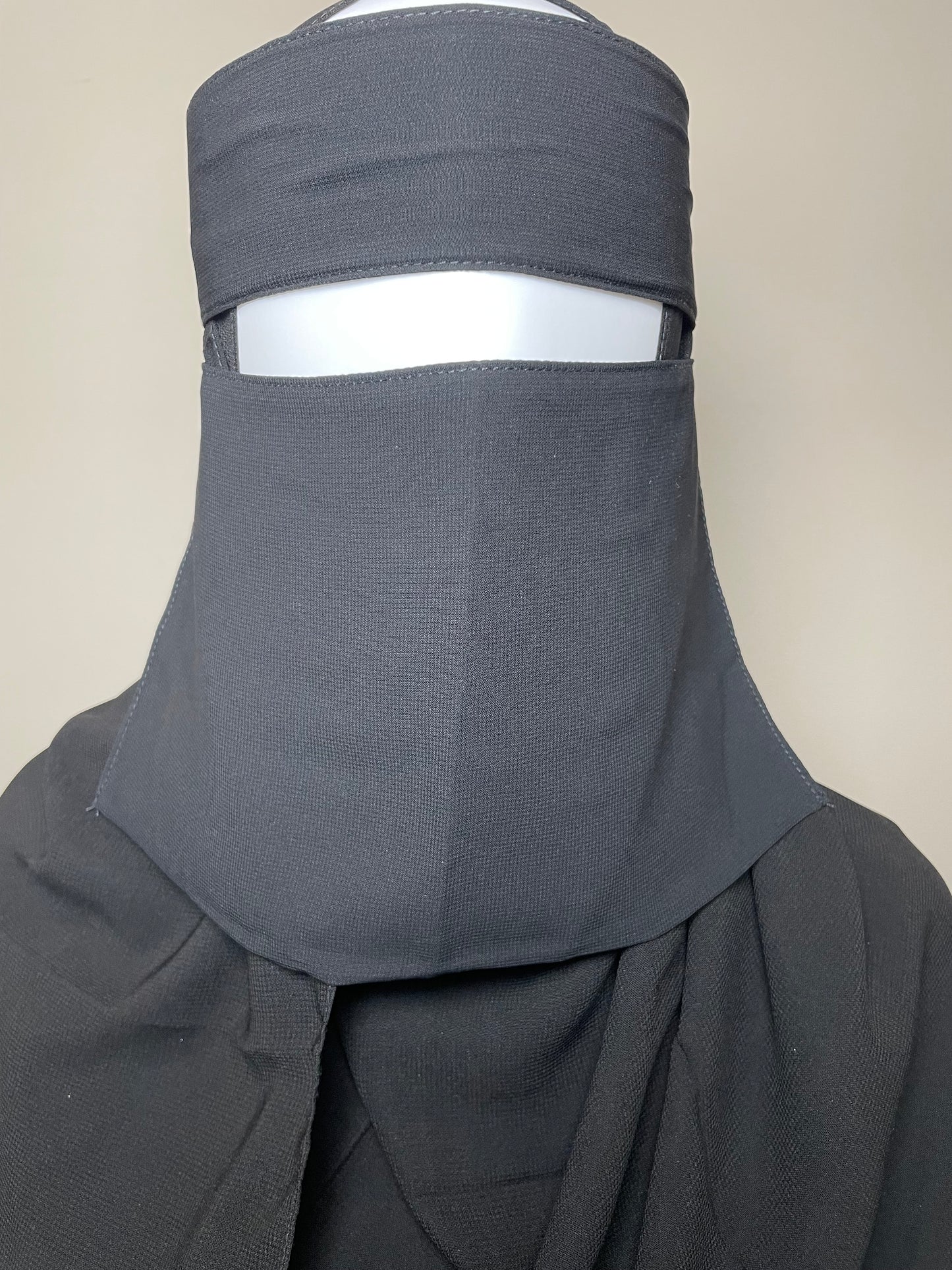 Black Saudi Buckle Niqabs