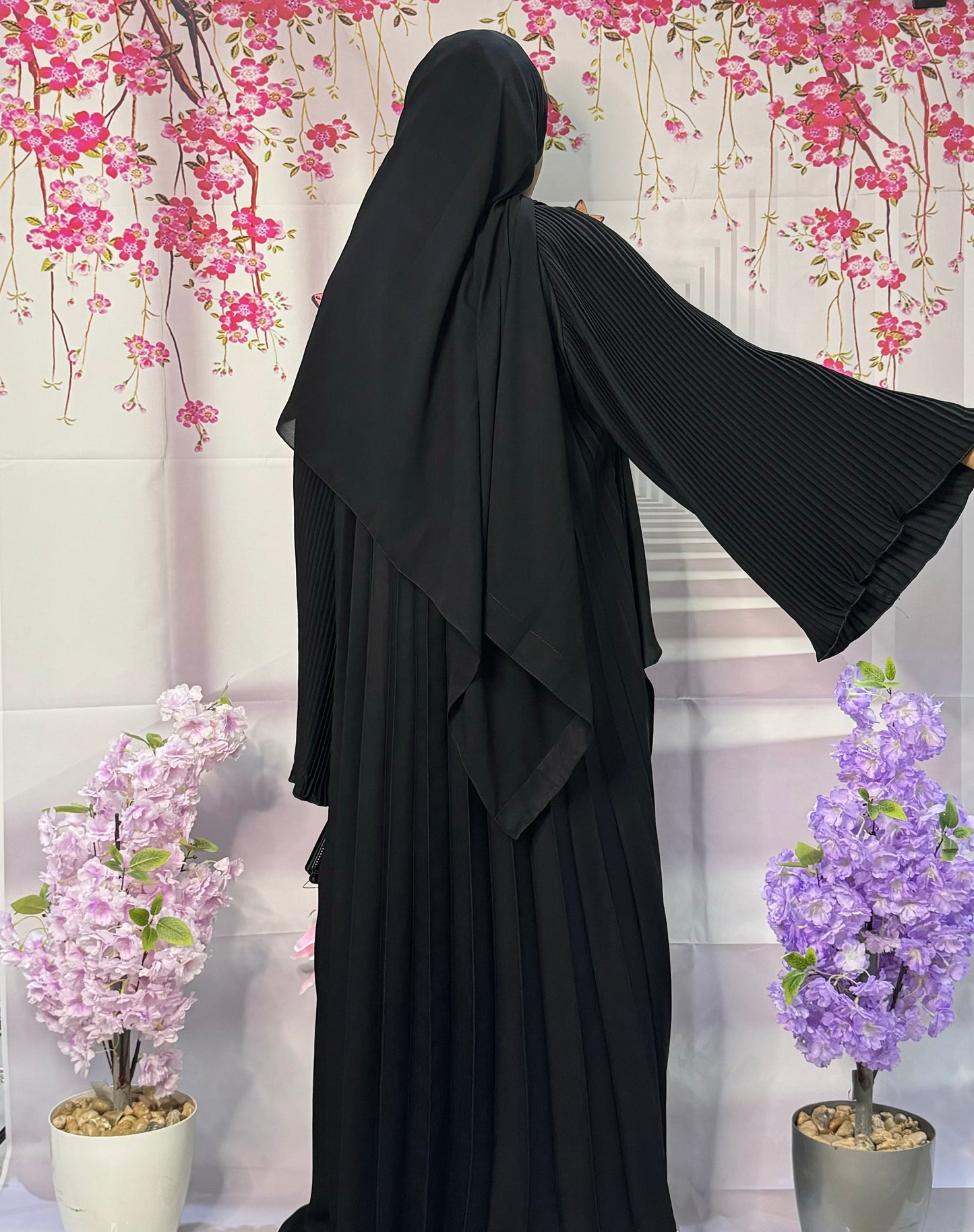 Basma Open Abaya