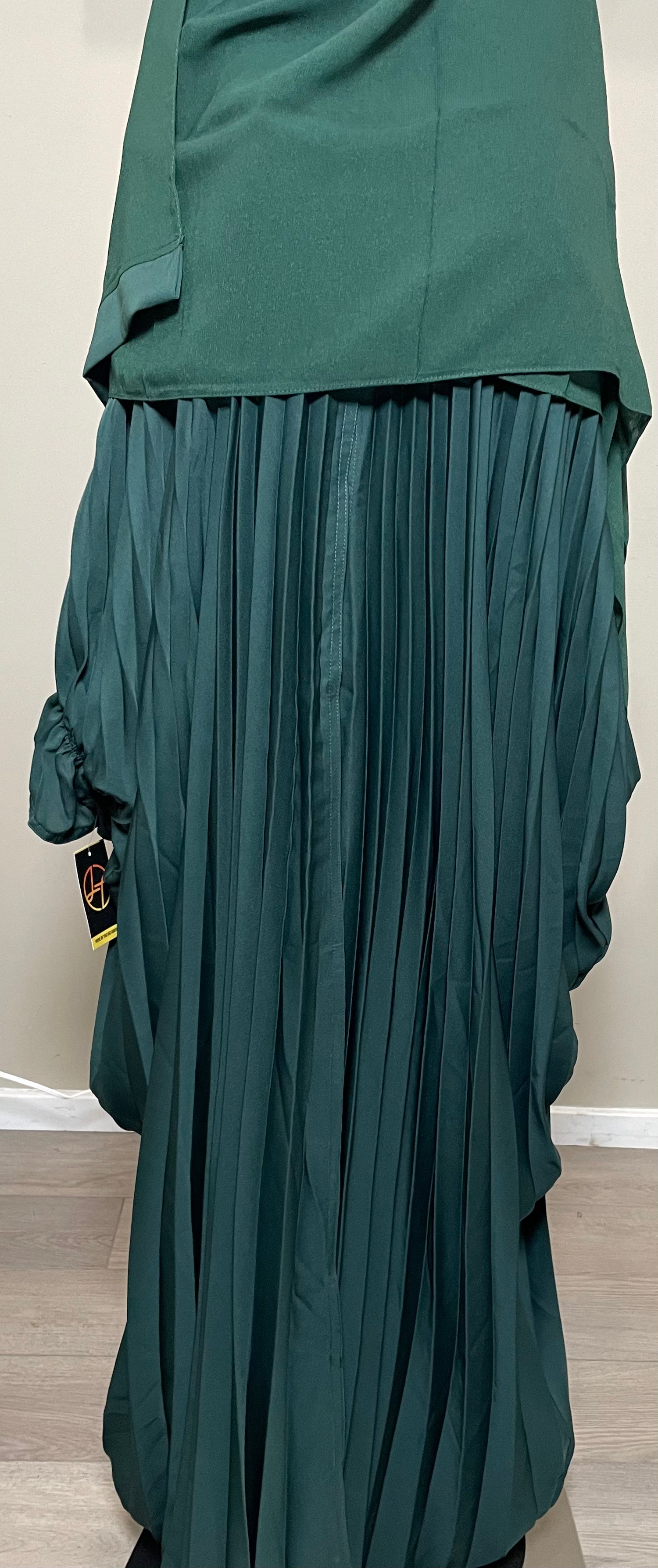 Basma Pleated Bisht